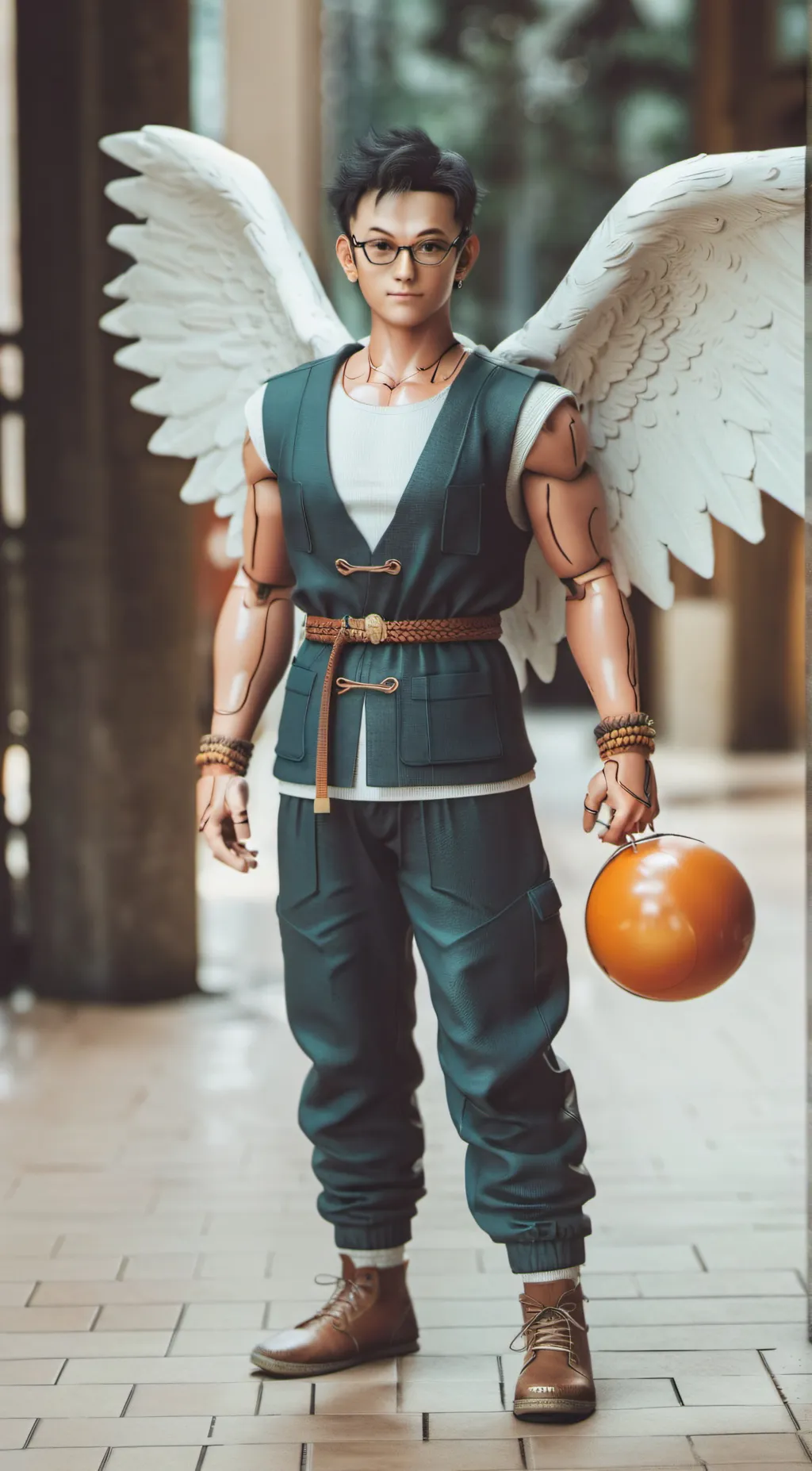 ai character: Akira Toyama  background