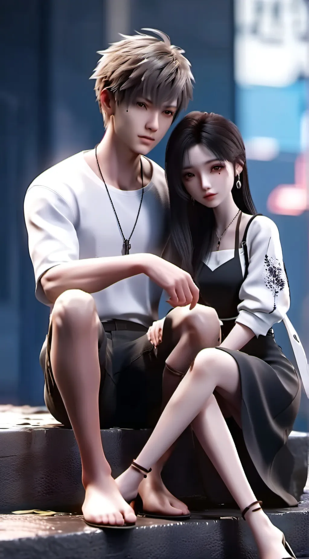 ai character: alex and emma background