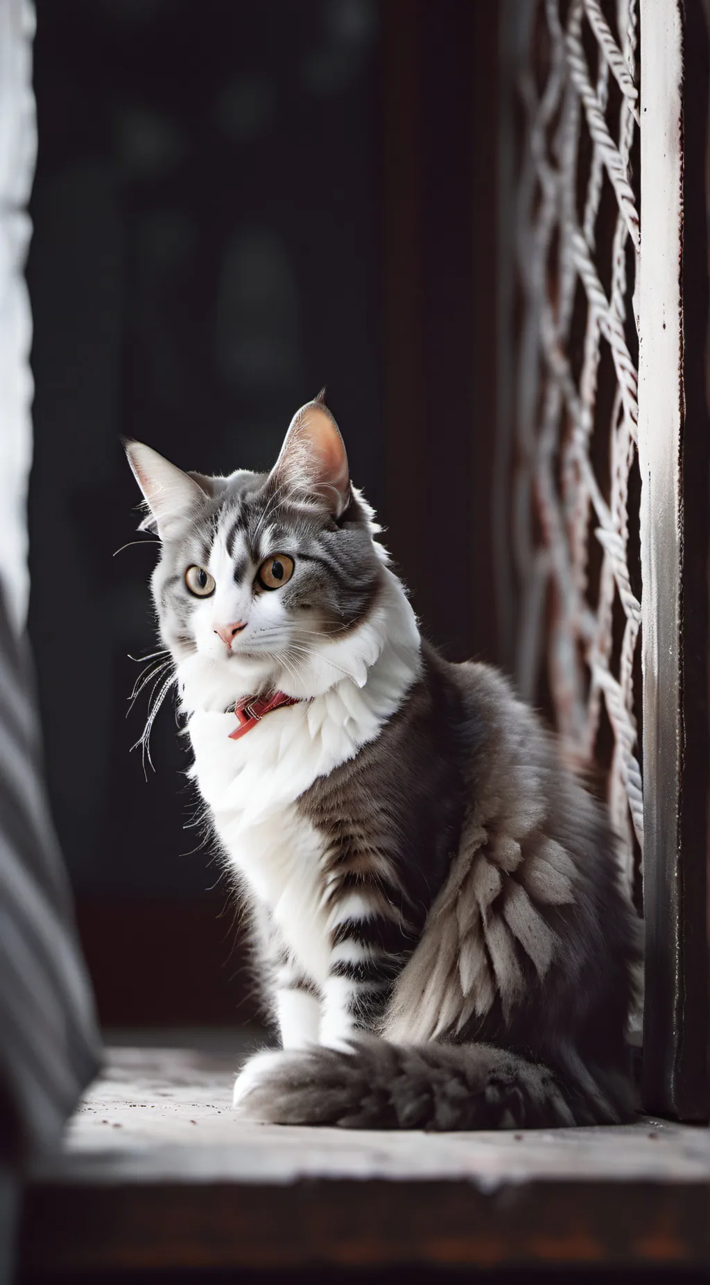 ai character: rocky the cool cat background