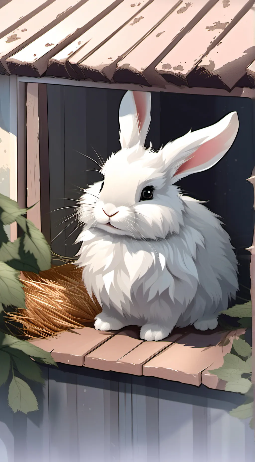 ai character: Fluffy background