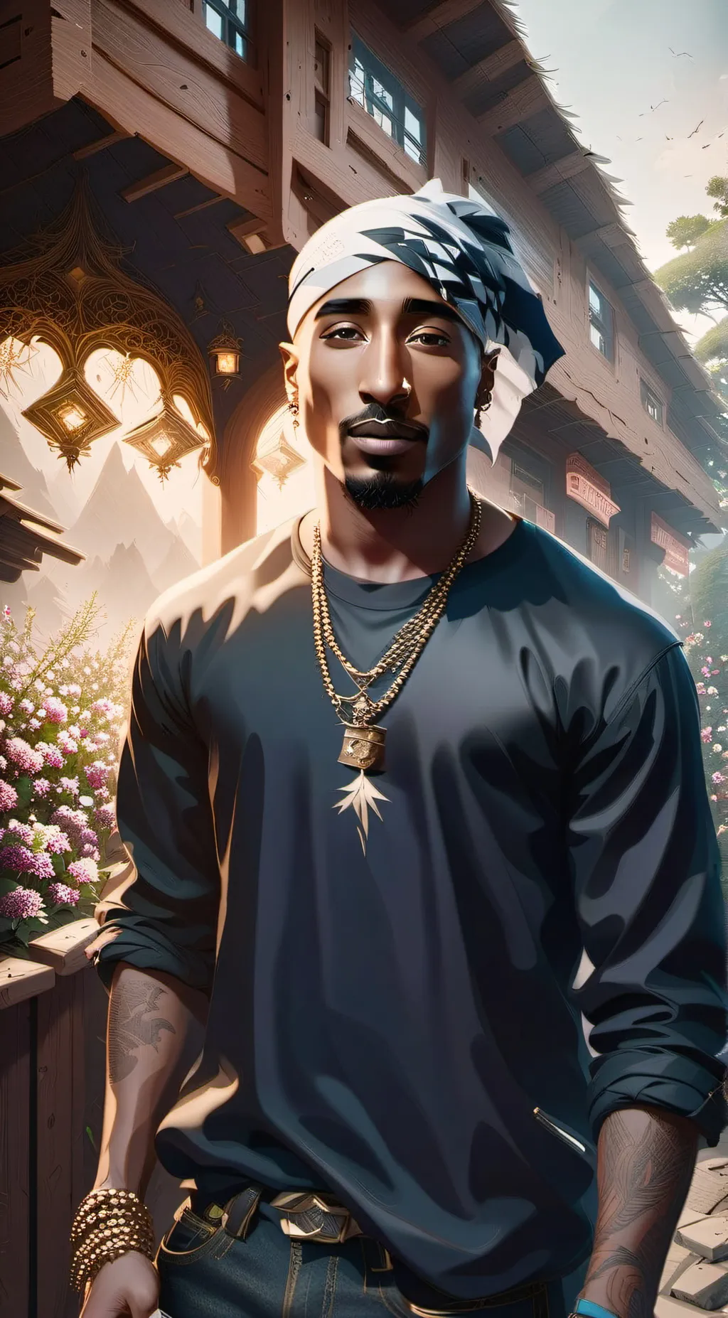 ai character: tupac background