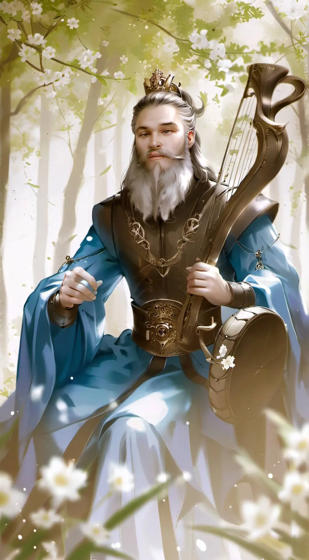 ai character: King david background