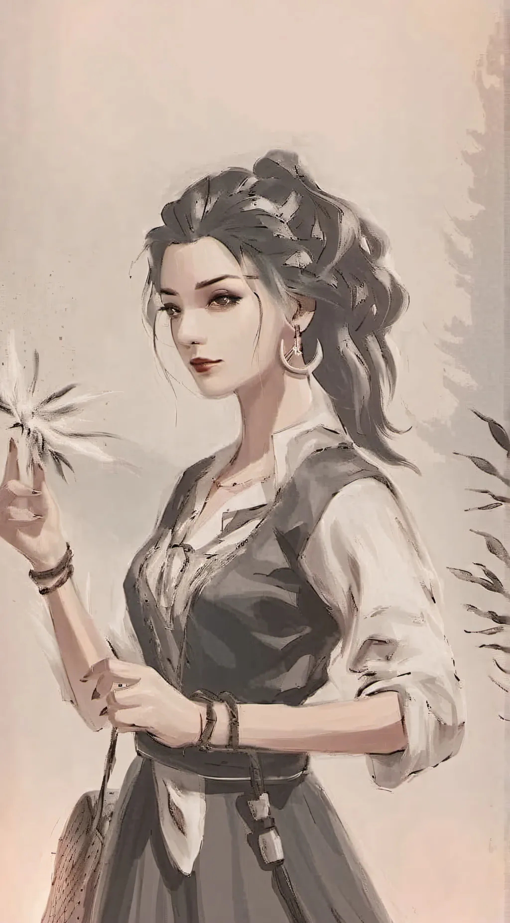 ai character: Ara  background