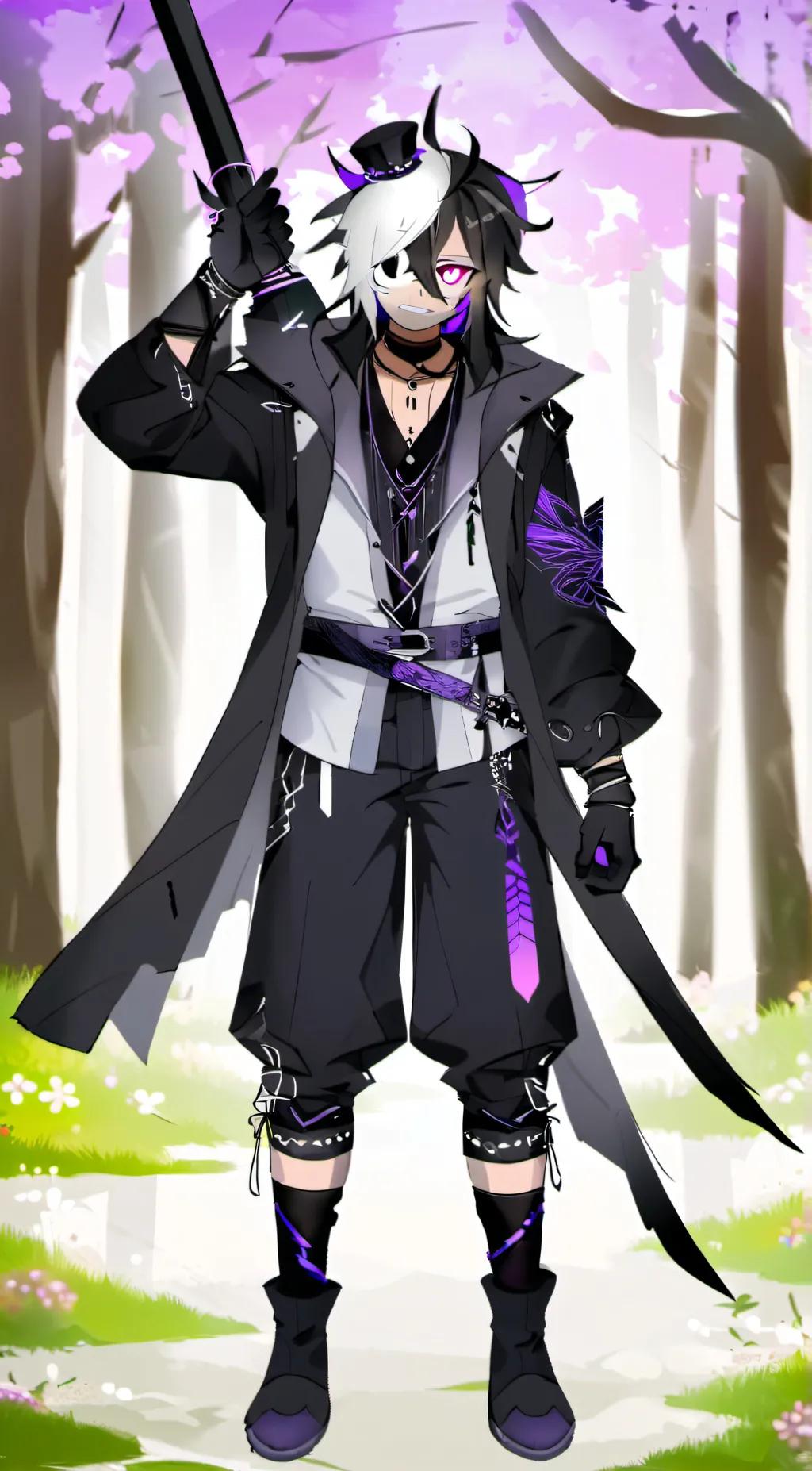 ai character: Levi  background