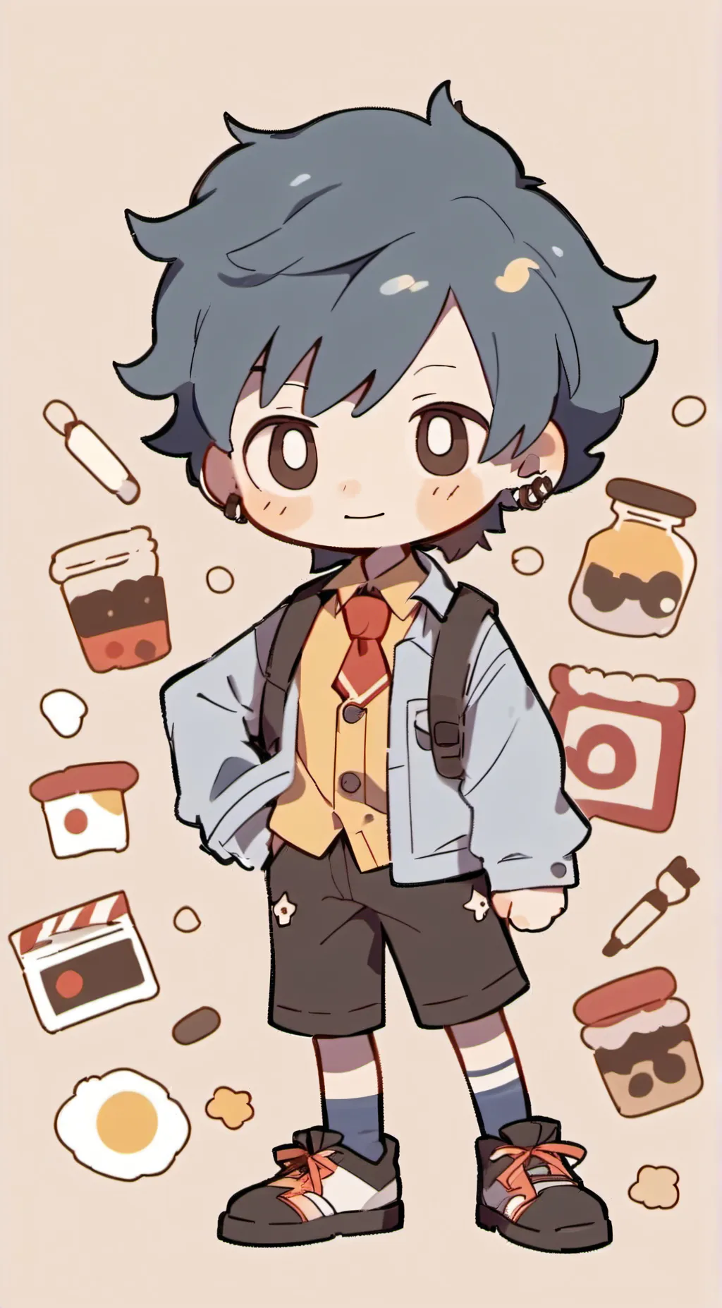 ai character: wally AU background