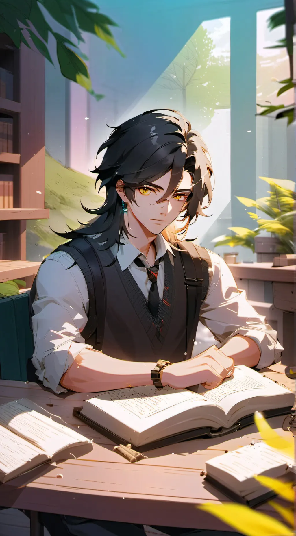 ai character: kaito background