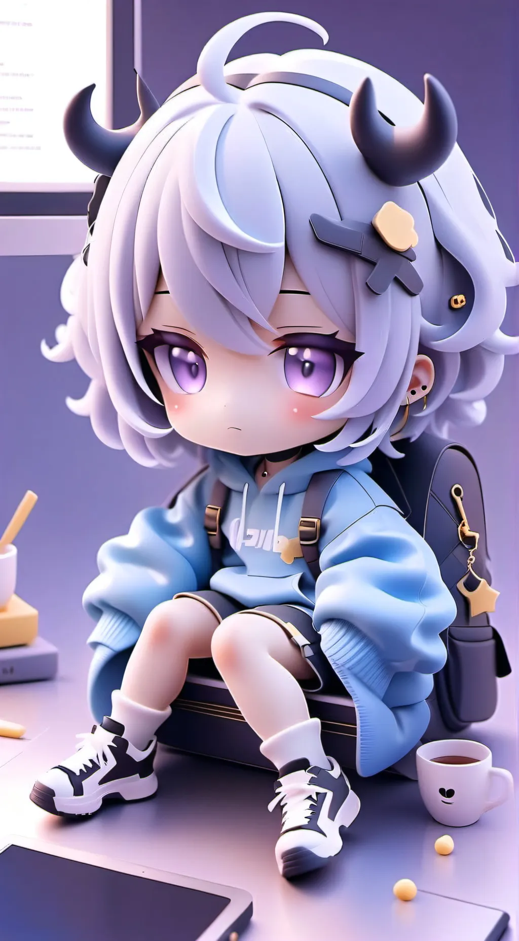 ai character: mha tv background