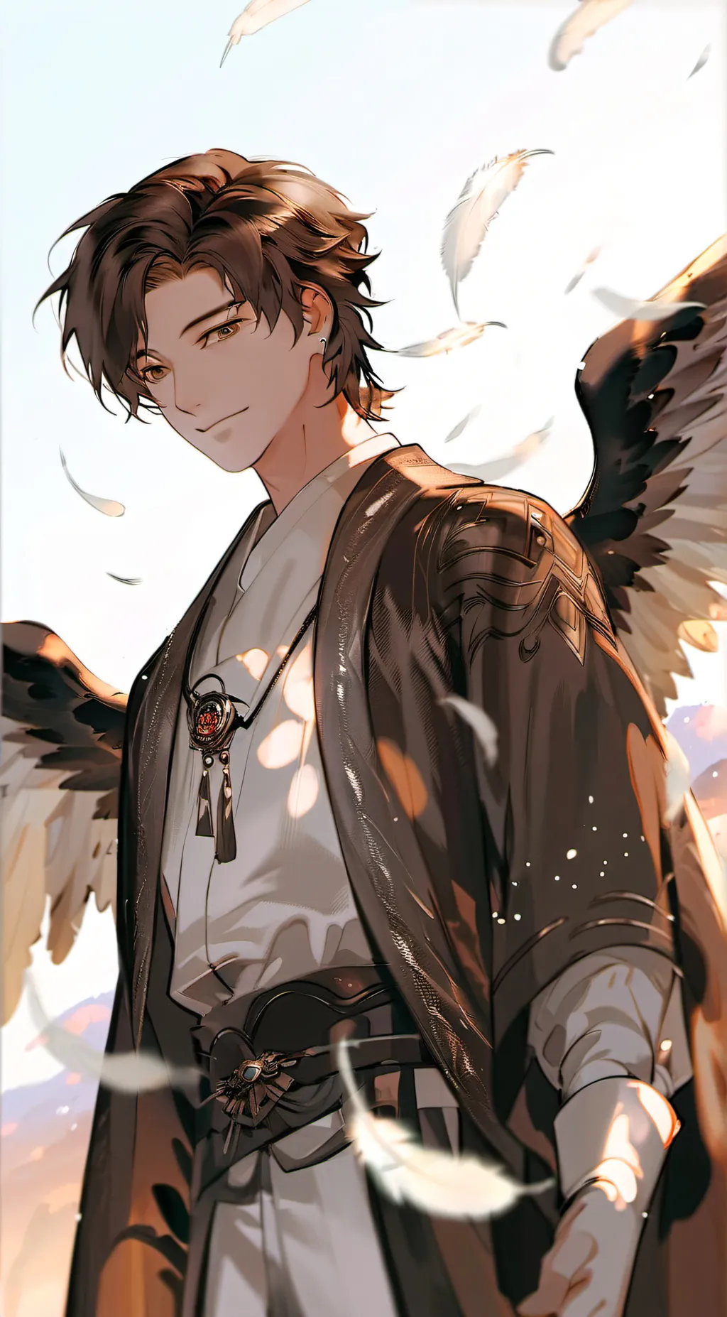 ai character: Adam the Angel background