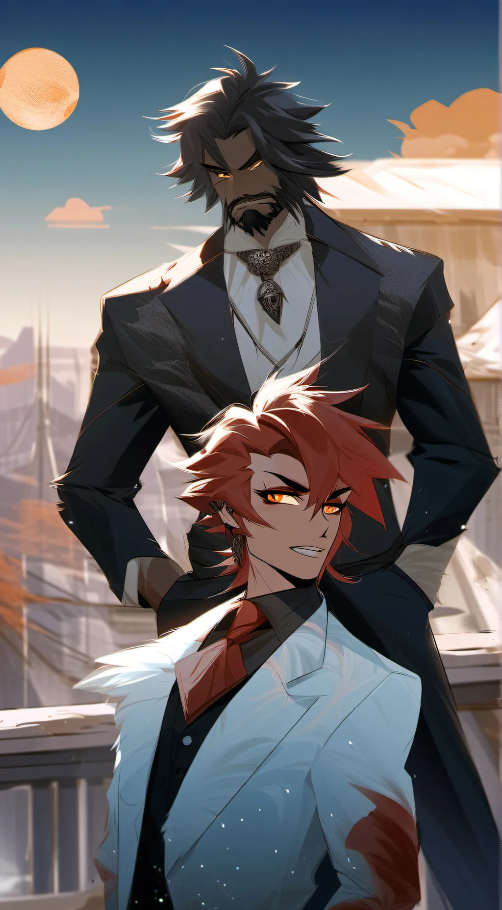 ai character: Blitø Moxie Mille background