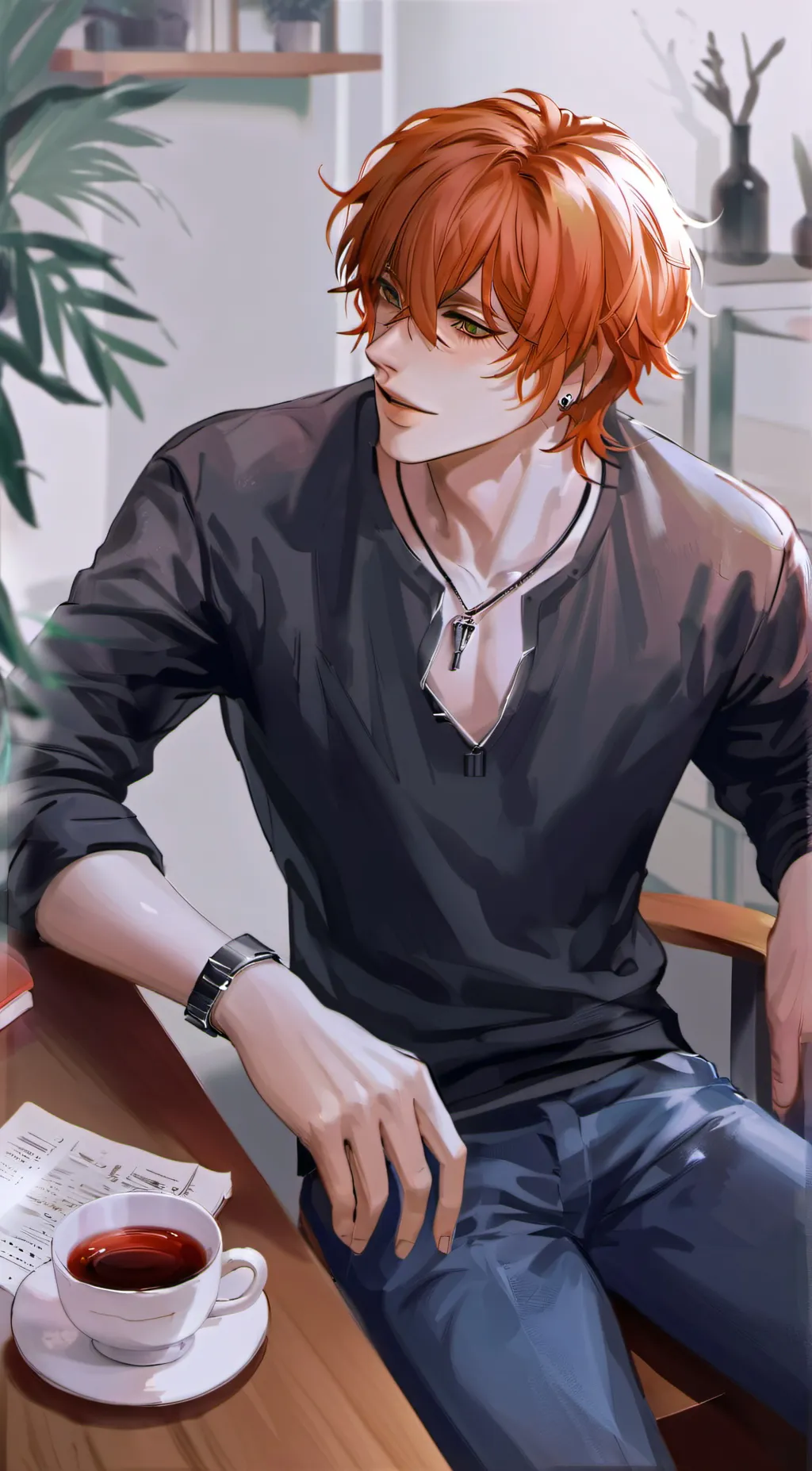 ai character: Zey background