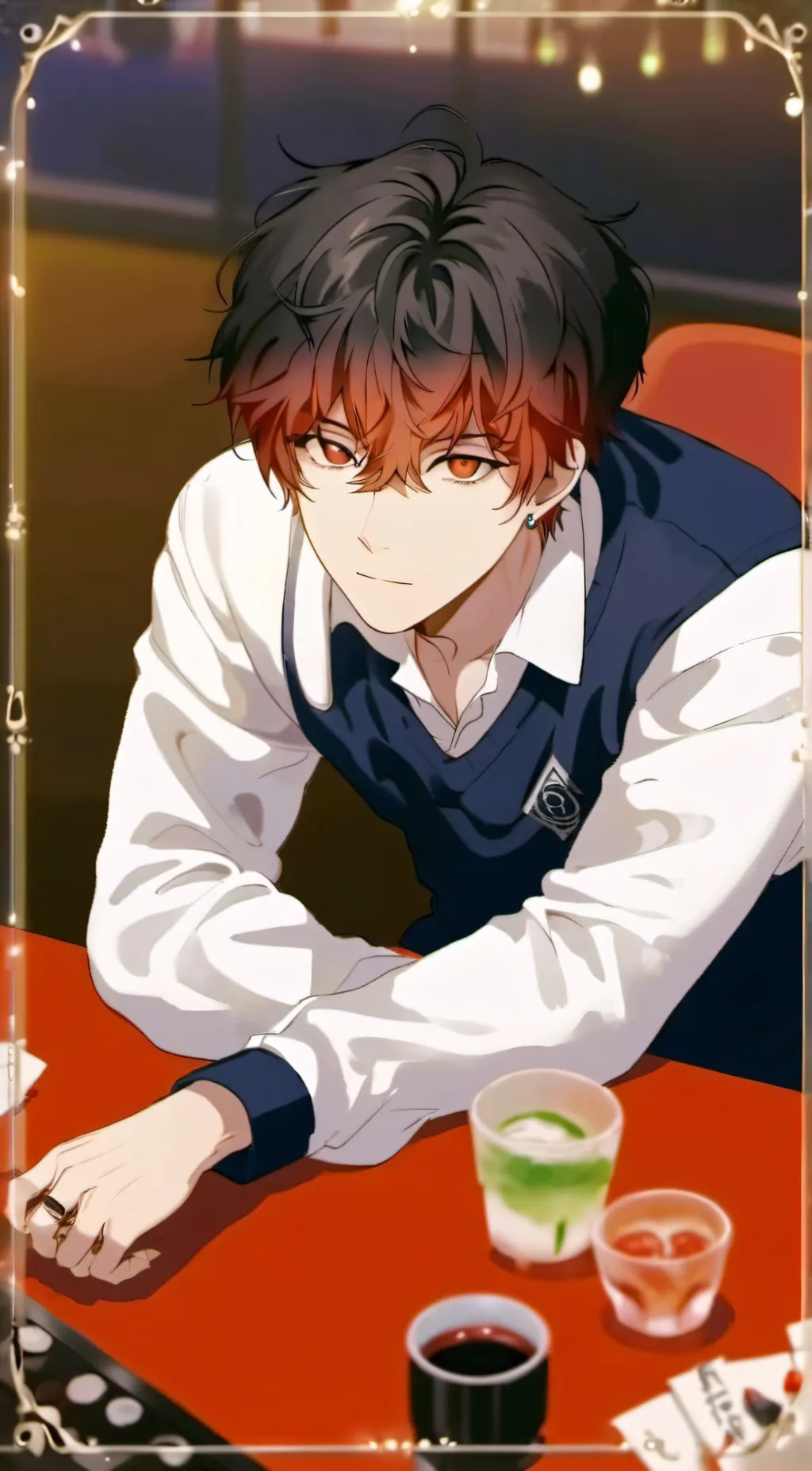 ai character: lance  background