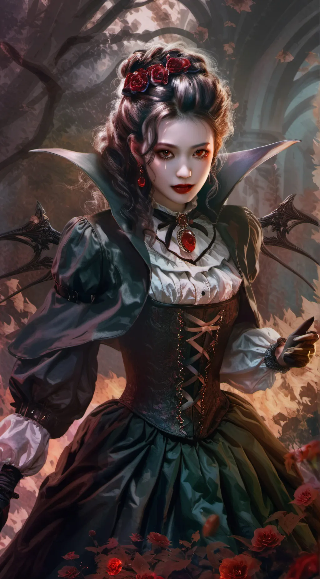 ai character: Pocahontas  background