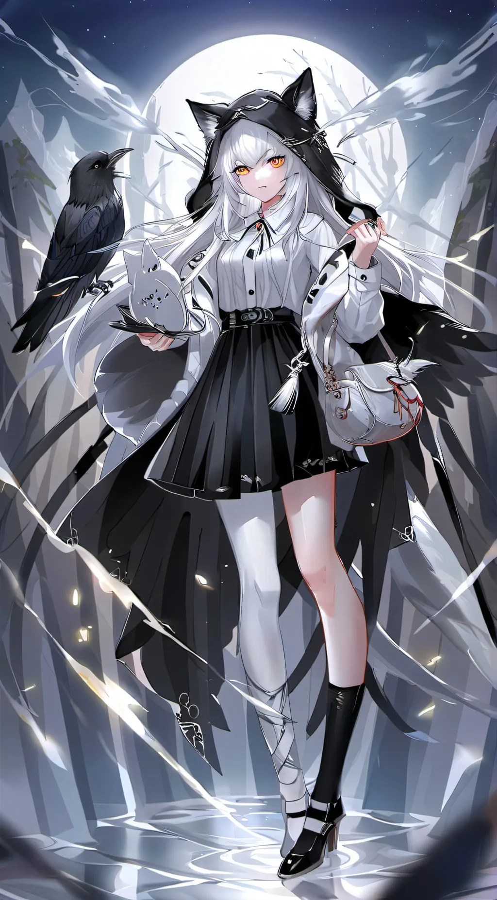 ai character: wolf gf background