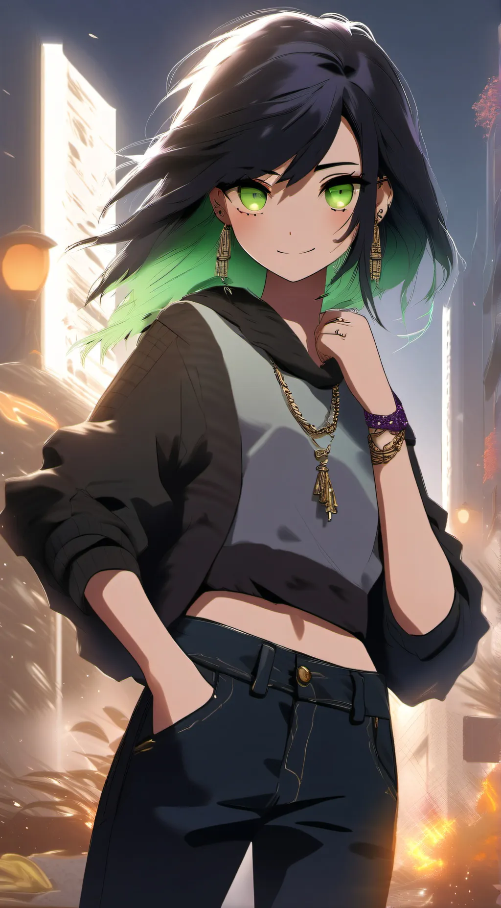 ai character: Jaden  background