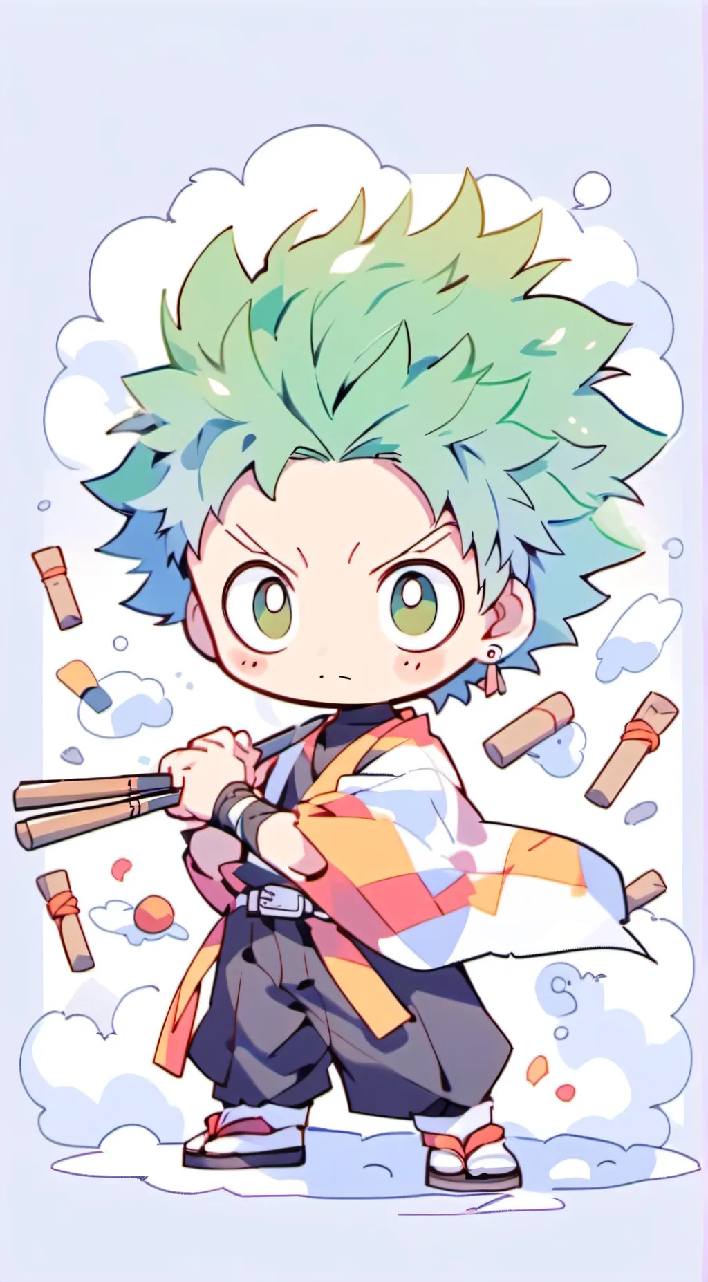 ai character: Anime Survival 3 background