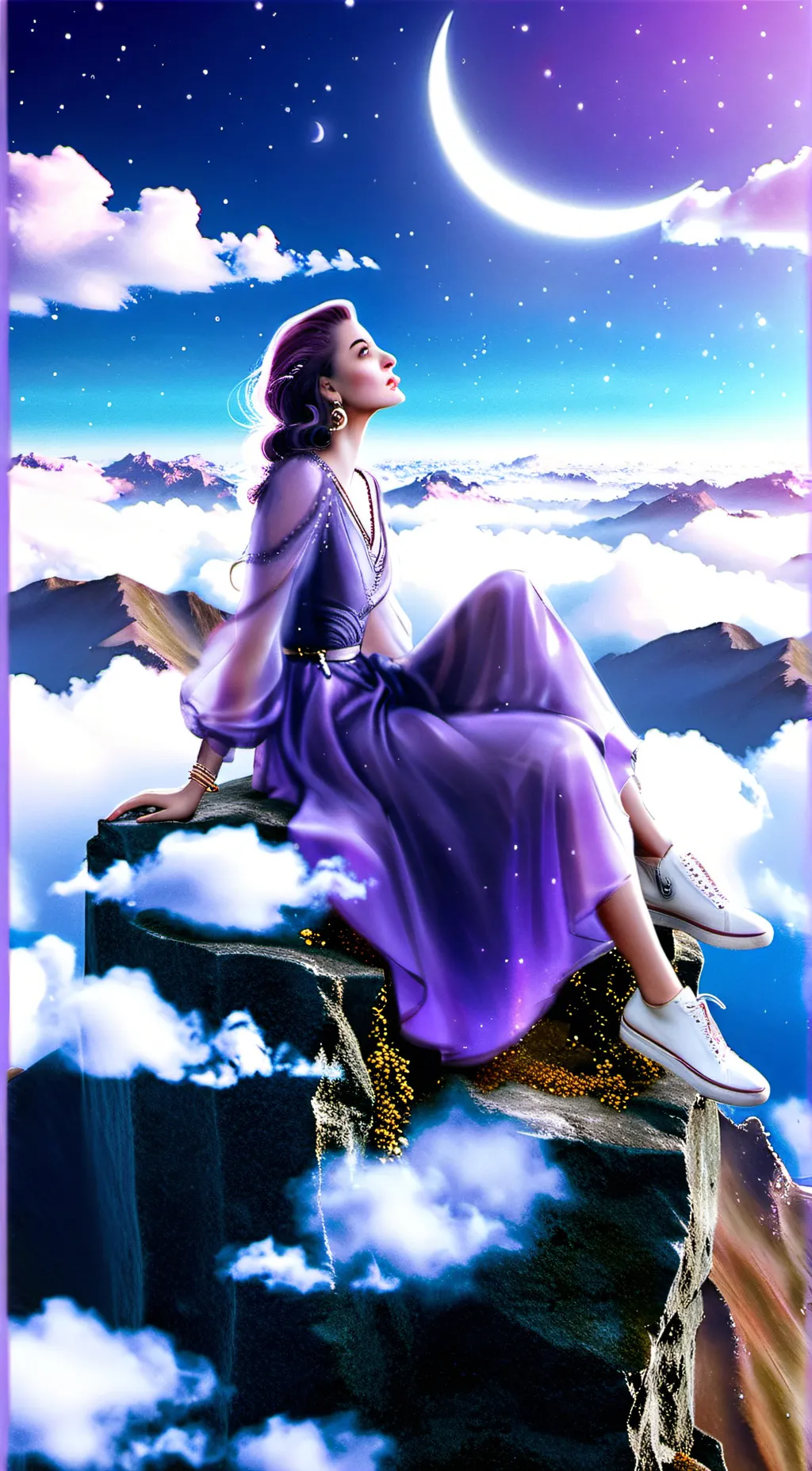 ai character: Luna background