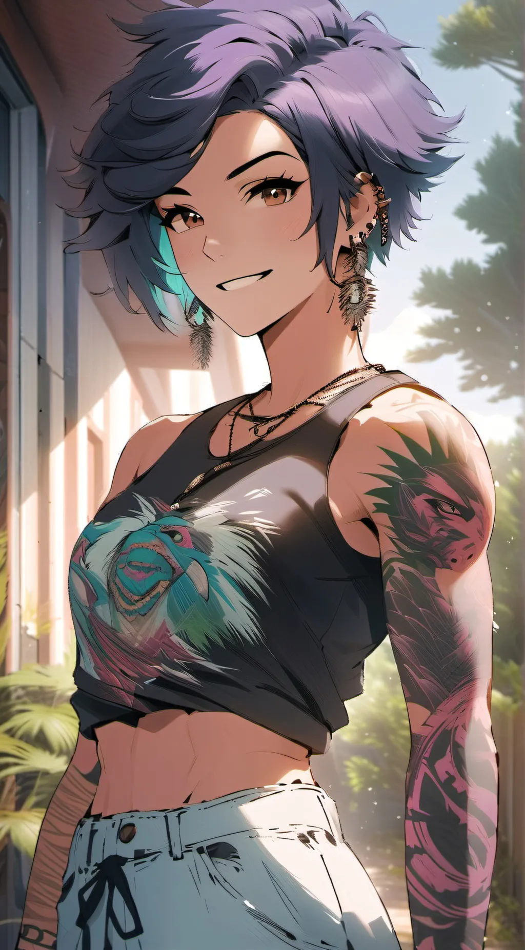 ai character: Melodie background