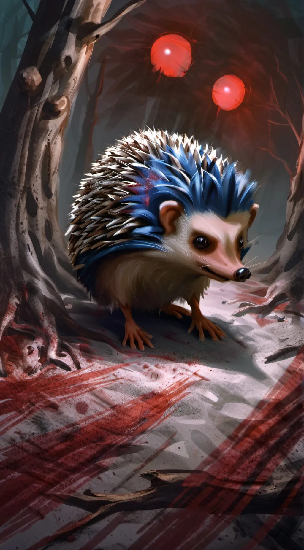 ai character: Baby sonic exe background