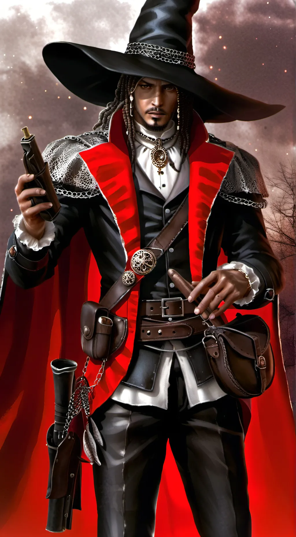 ai character: witch hunter background