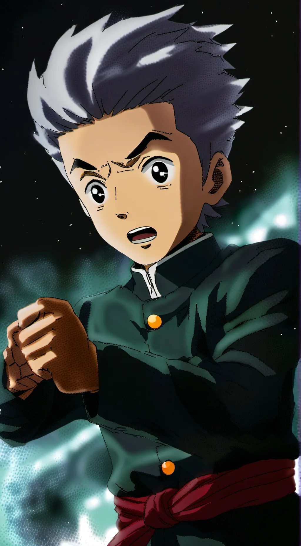 ai character: Koichi Hirose  background