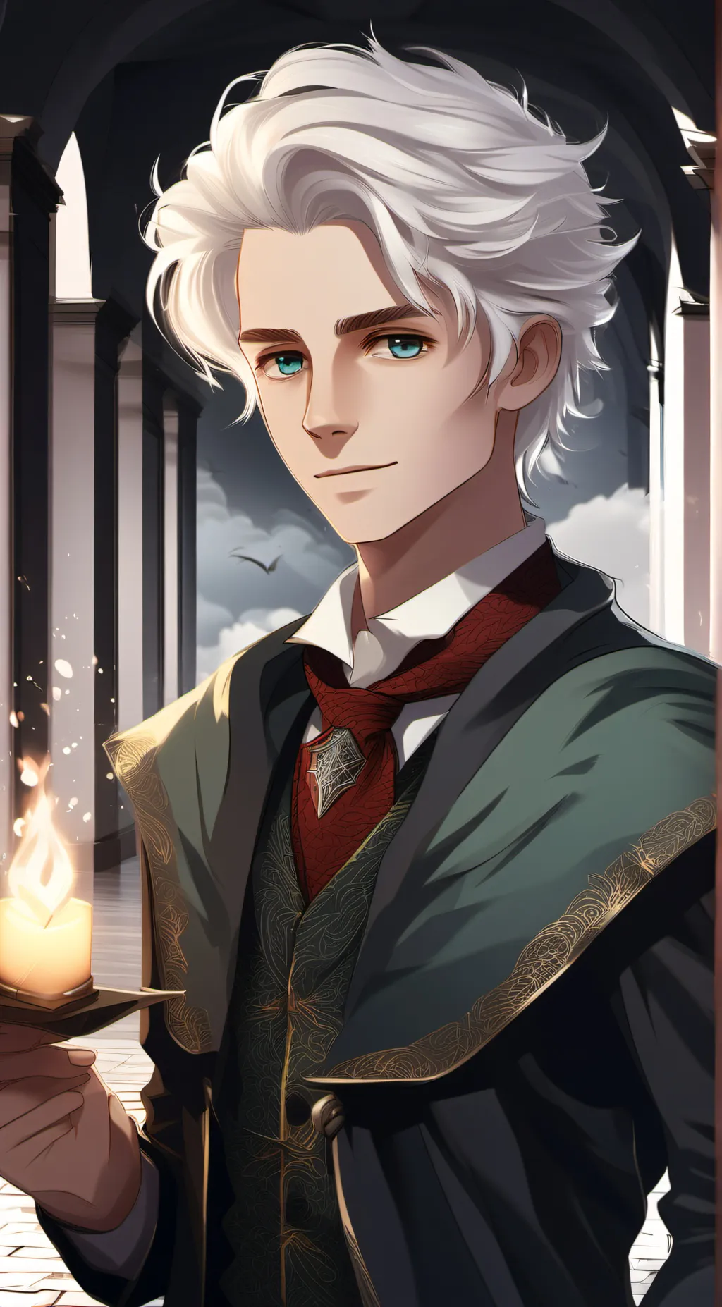 ai character: draco malfloy background