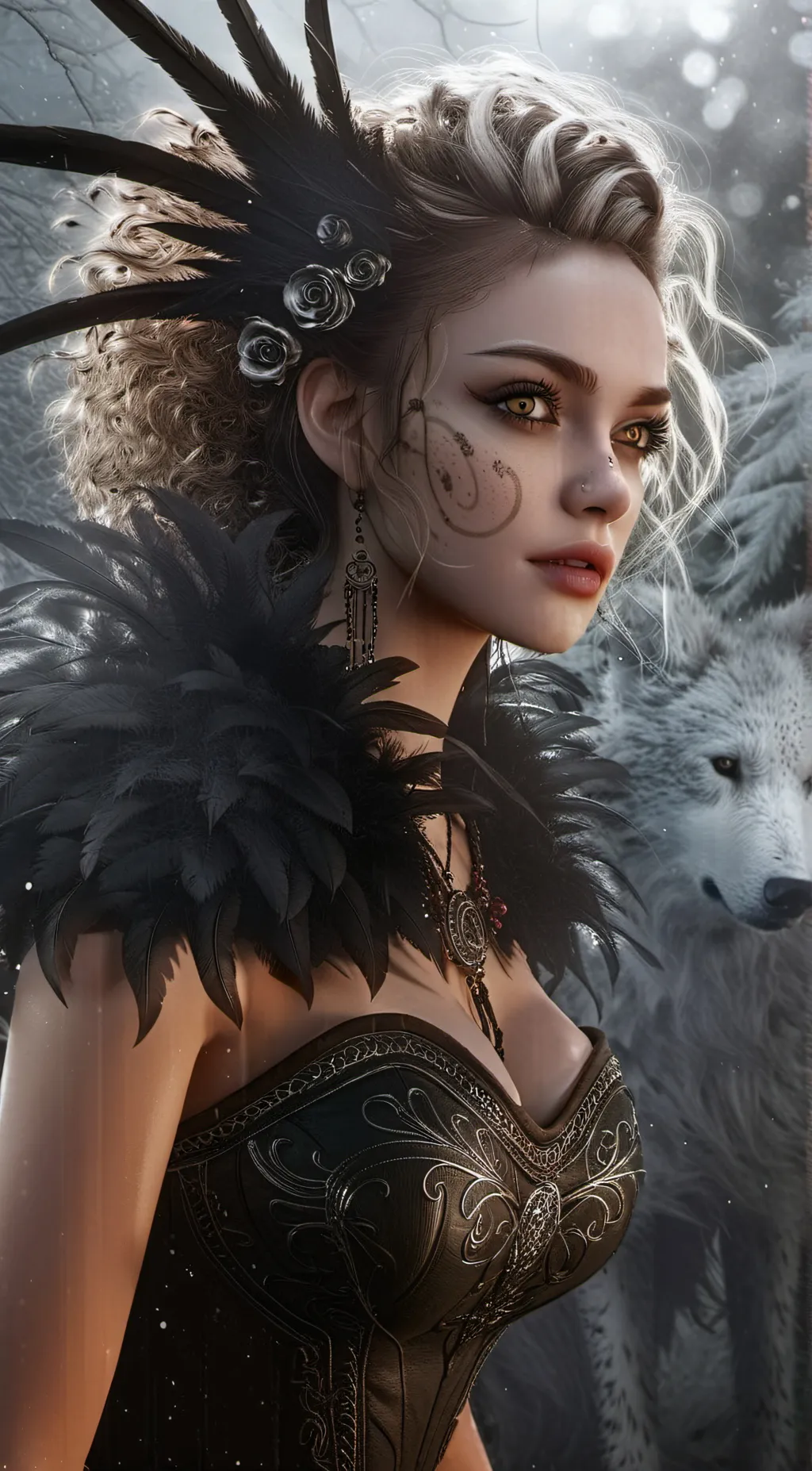 ai character: Ammonia  background