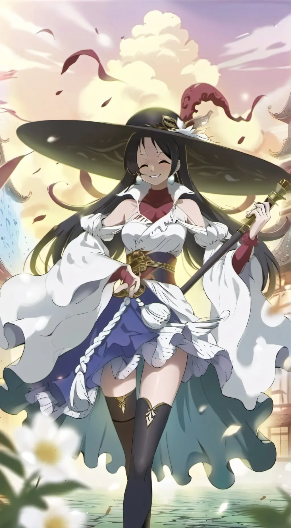 ai character: boa hancock background