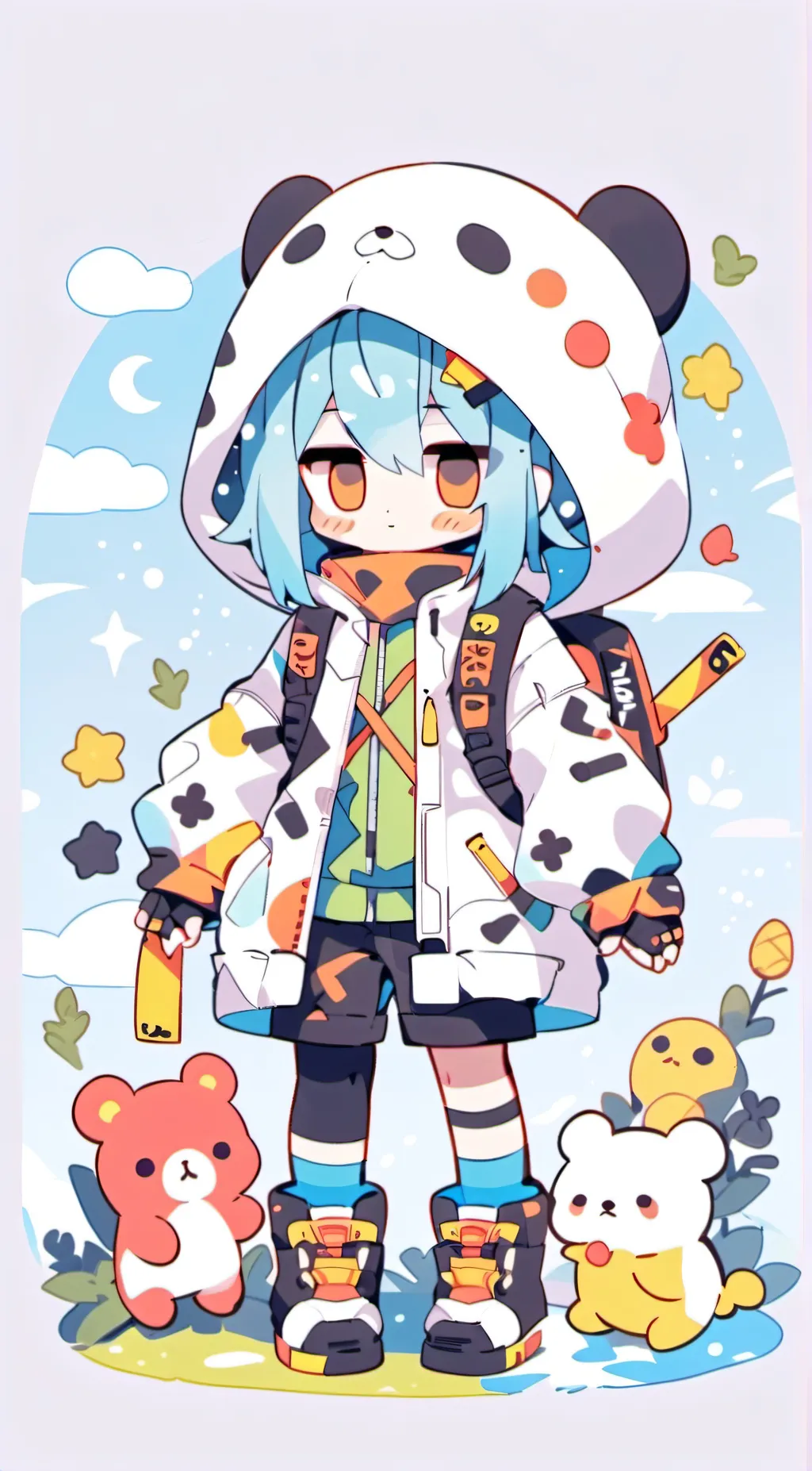 ai character: Kim background