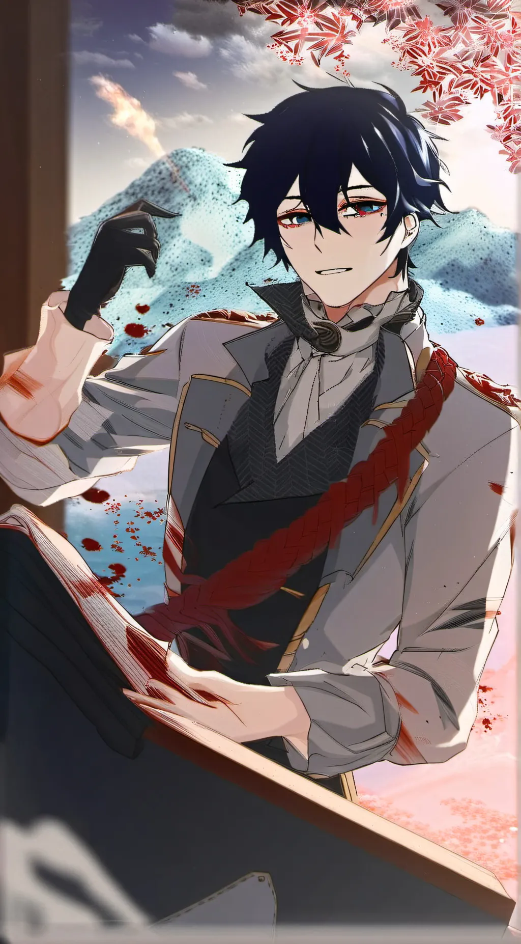 ai character: °|} Ezra {|° background