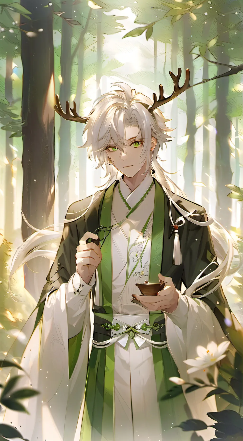 ai character: Ming Ge  background