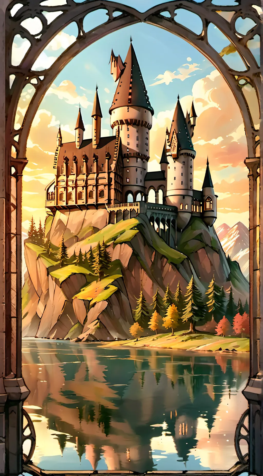 ai character: 💚Hogwarts💚 background