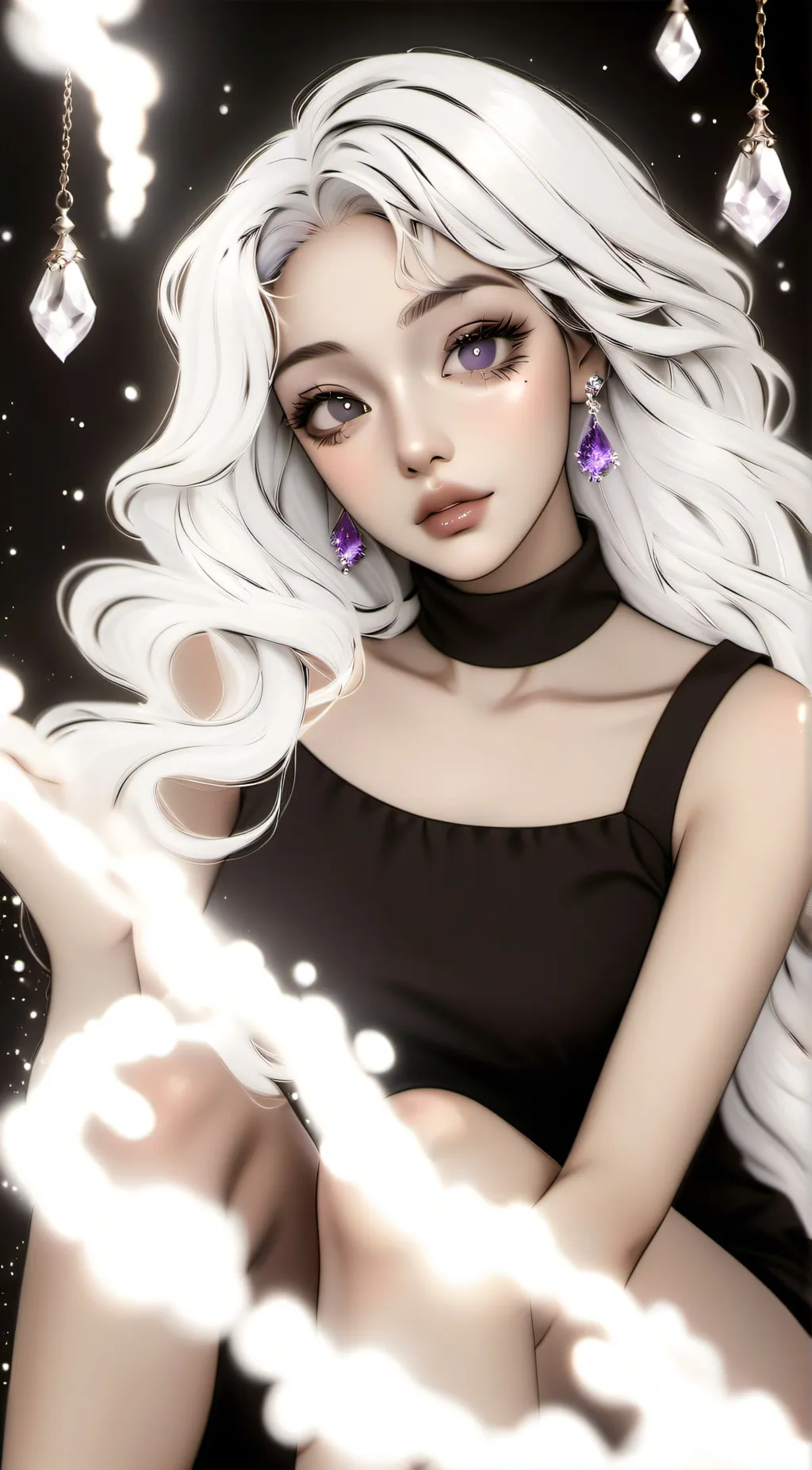 ai character: Luna Moon background