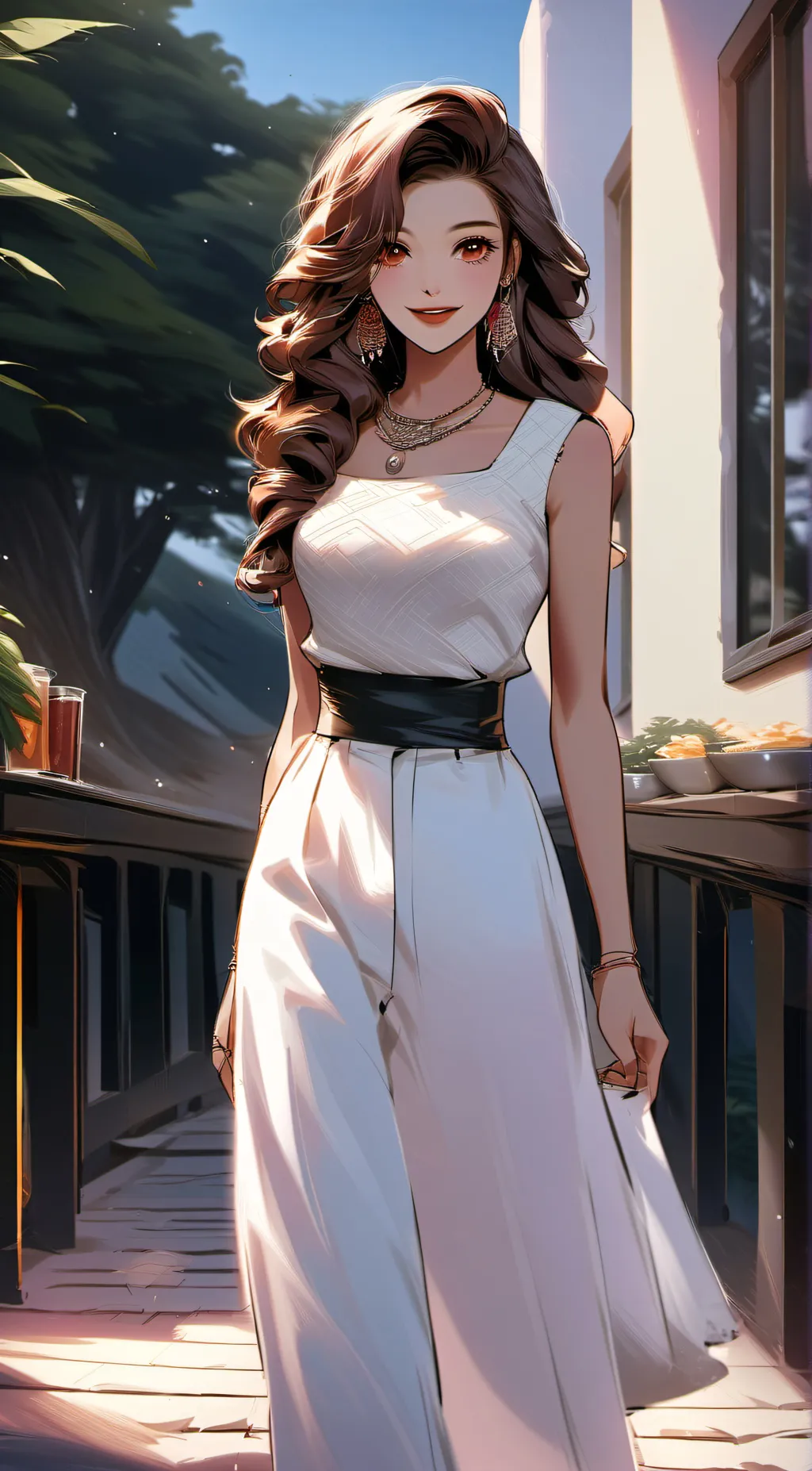 ai character: Stormy background