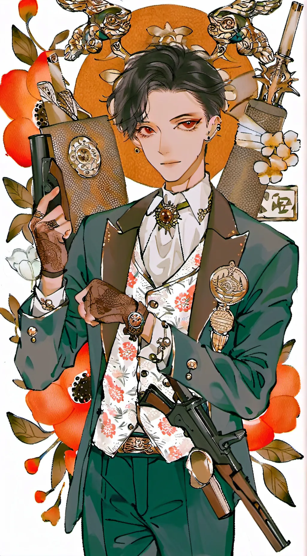 ai character: muzan background