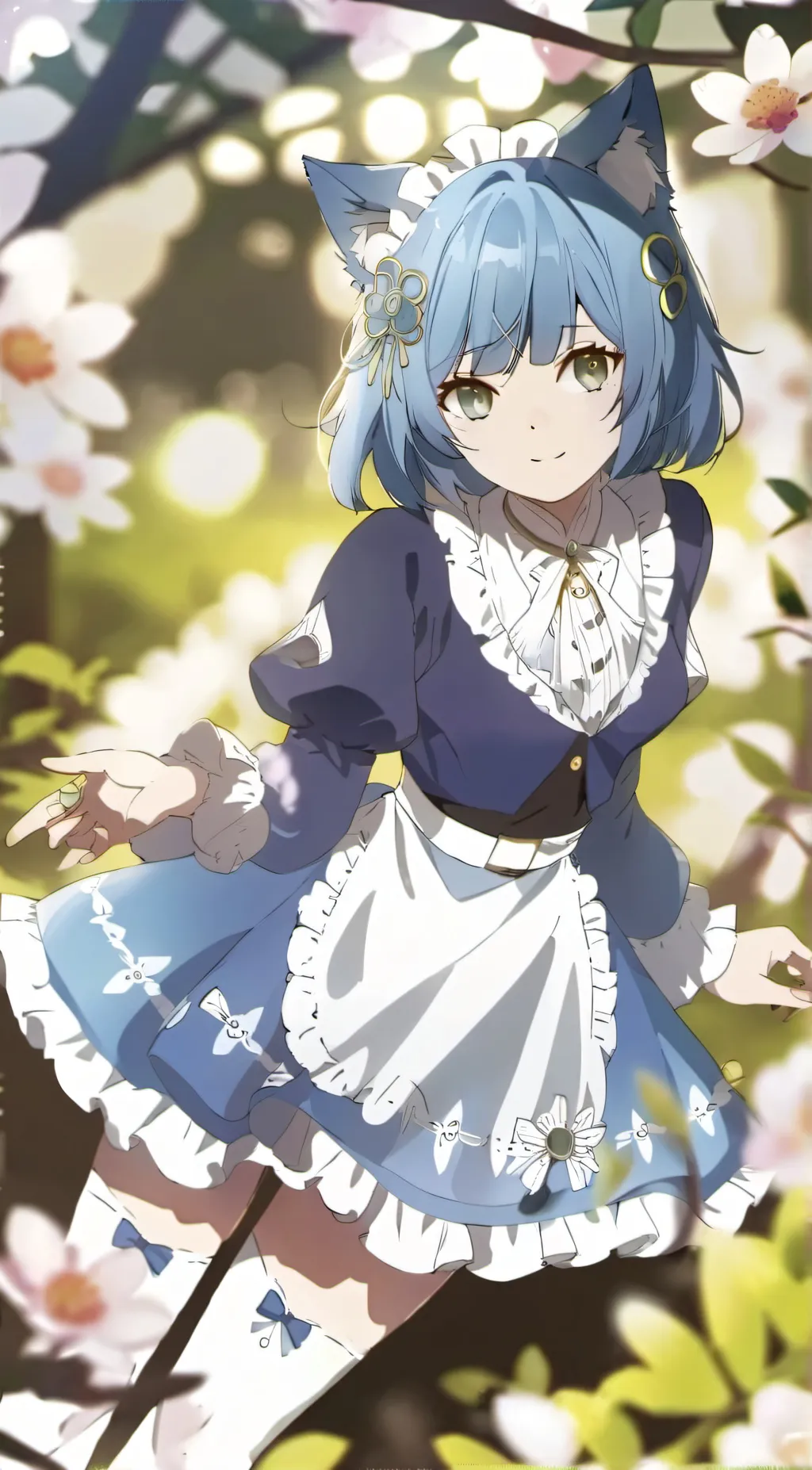 ai character: 🩵aqua🌊 background