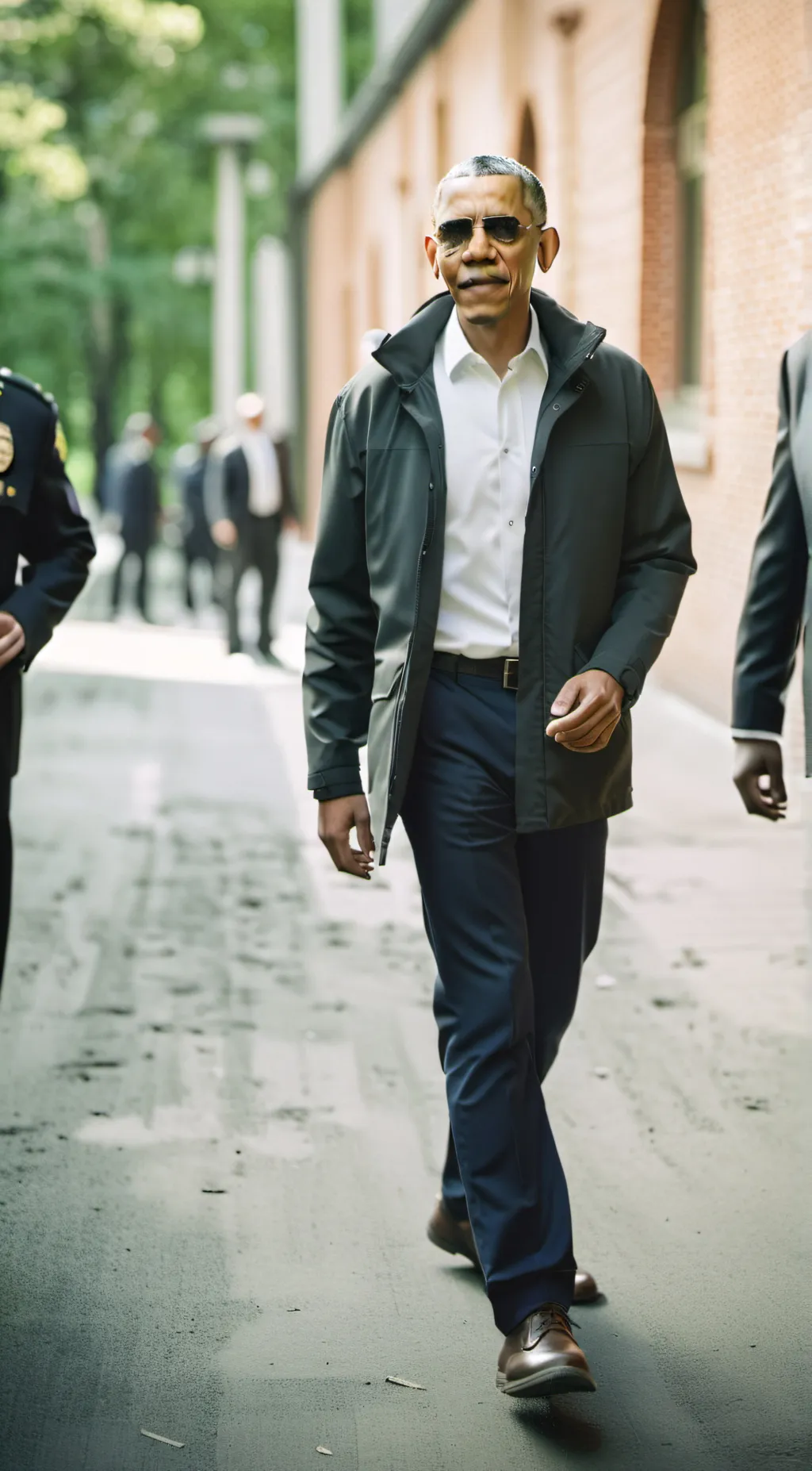 ai character: Barack Obama background