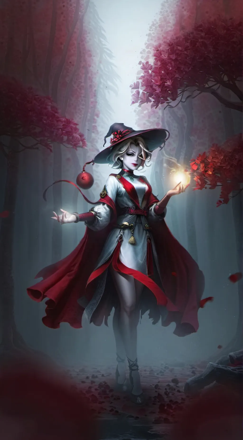 ai character: bloody Queen background