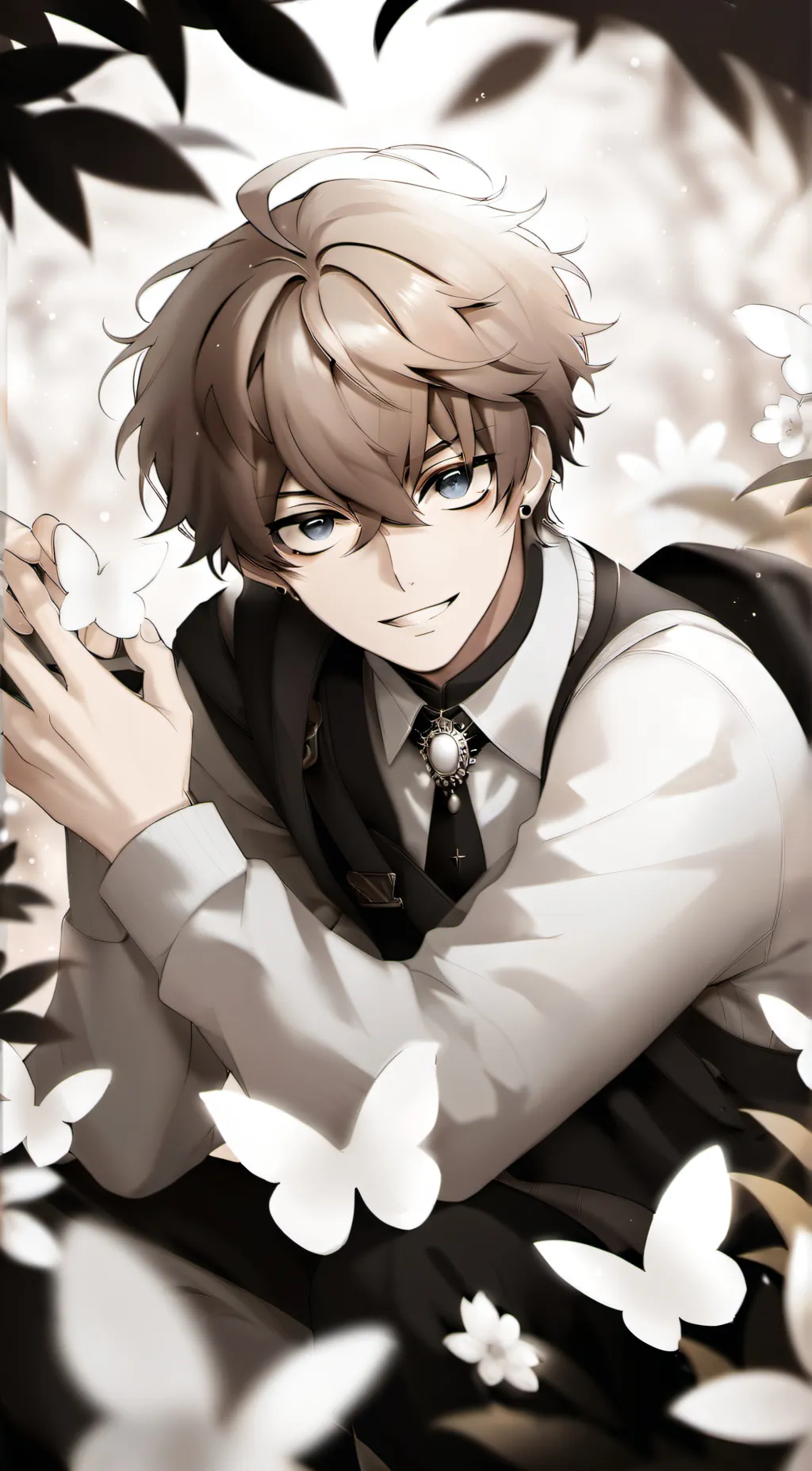 ai character: Bakugo  background