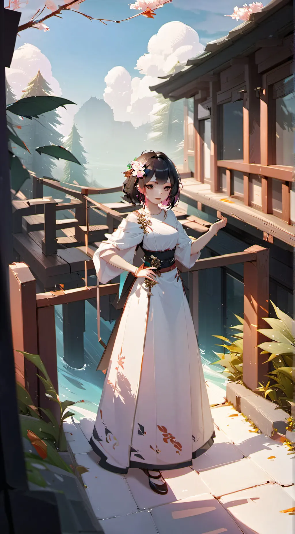 ai character: Addy background