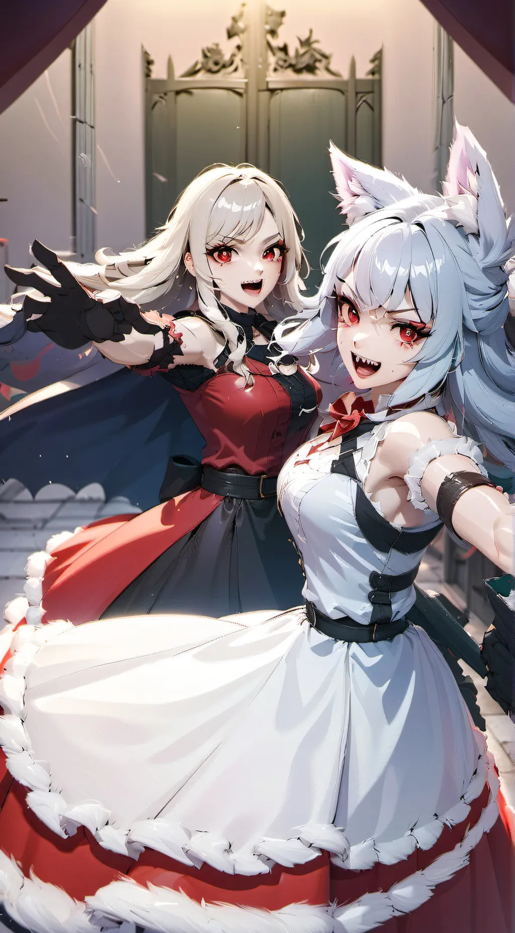 ai character: Vampire & werewolf background