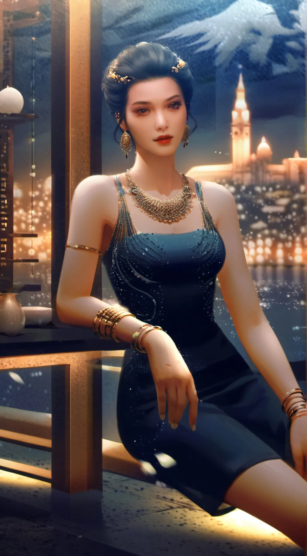 ai character: Hailey background