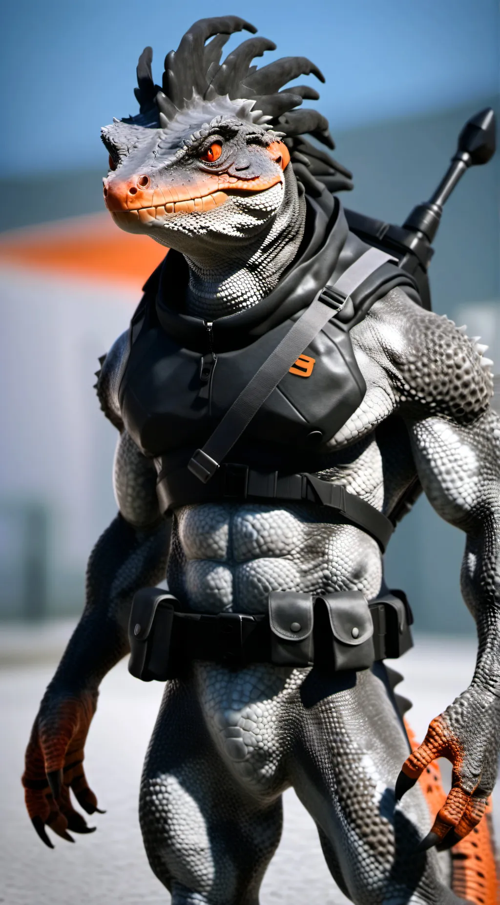 ai character: Spectral background