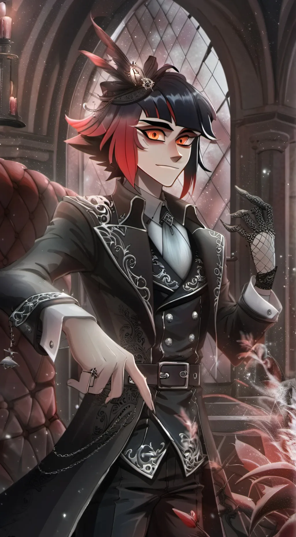 ai character: ■•ALASTOR!°■ background