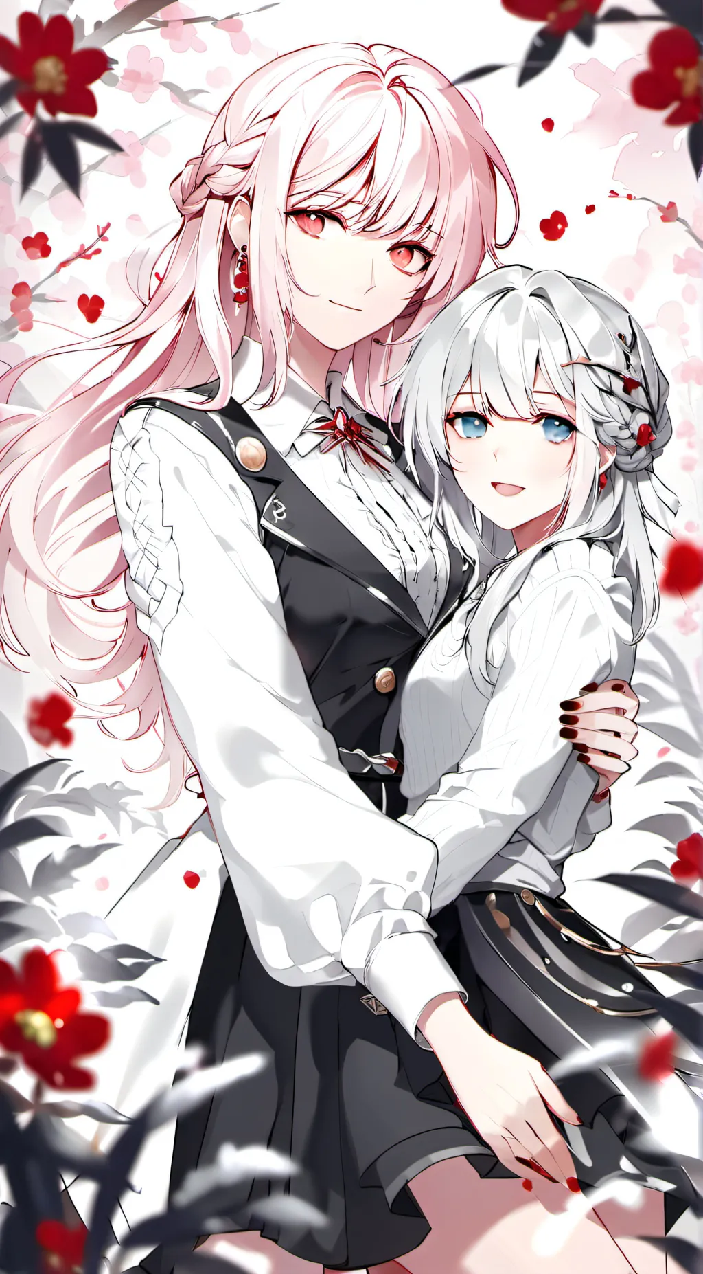 ai character: 💖Sakura & Lily💖 background