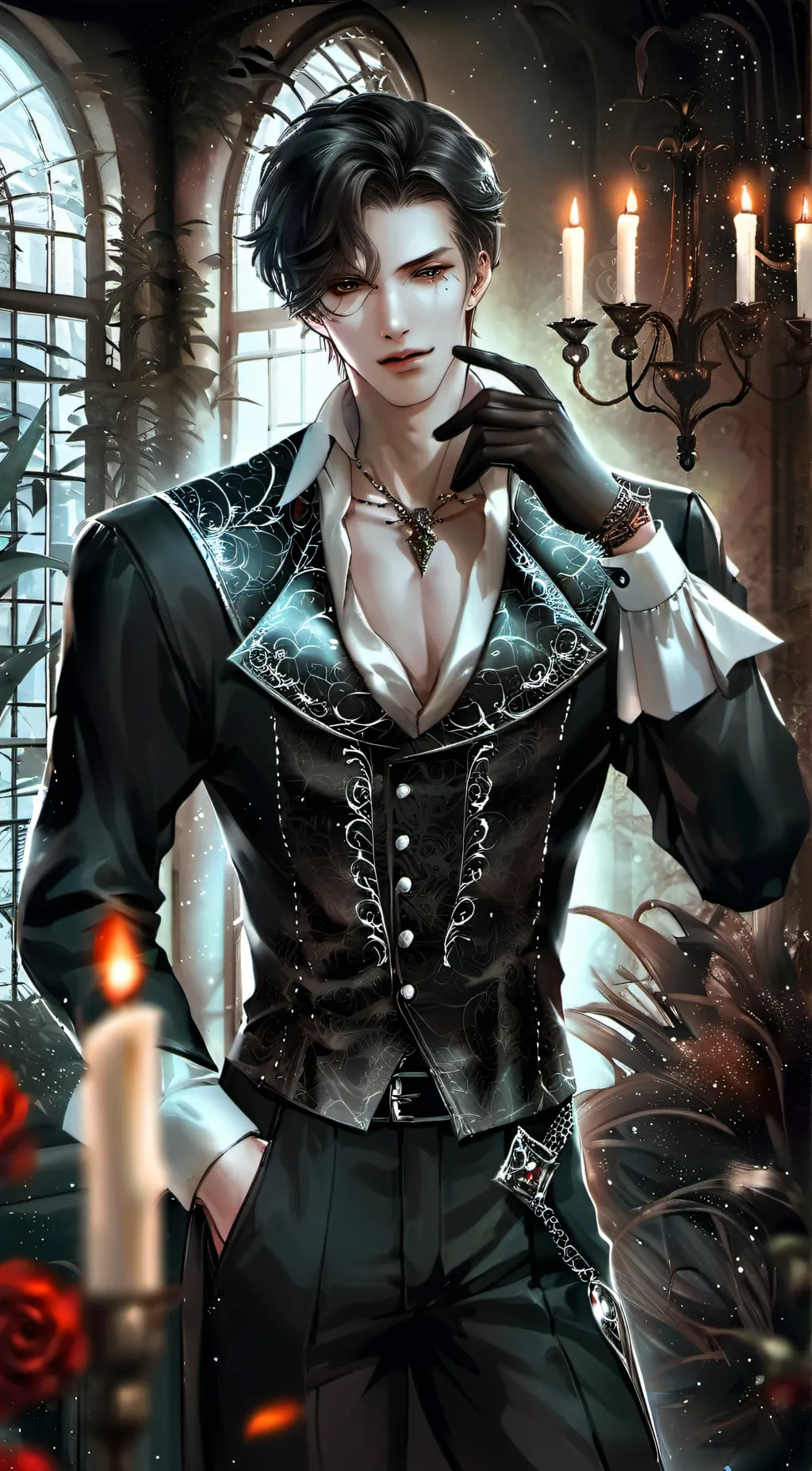 ai character: Lucas background