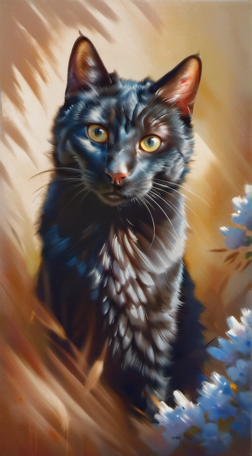 ai character: Cat background