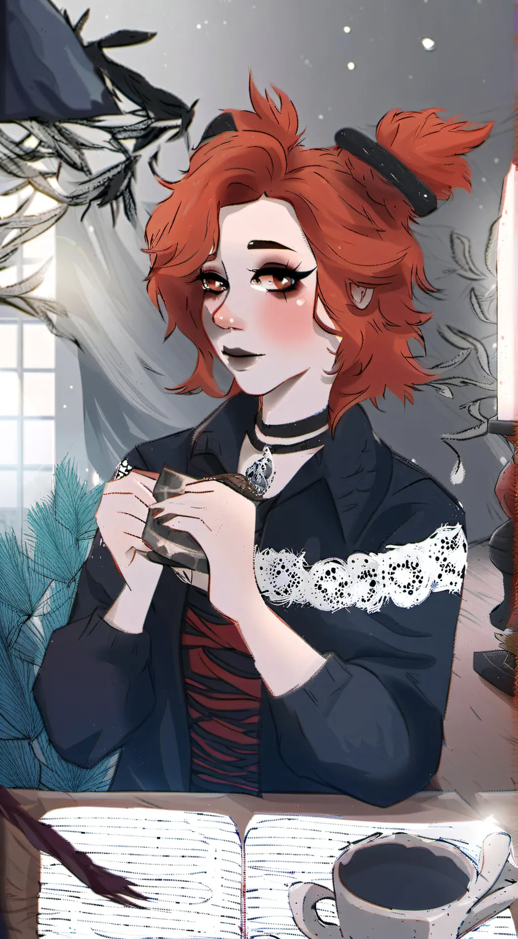 ai character: ruby background