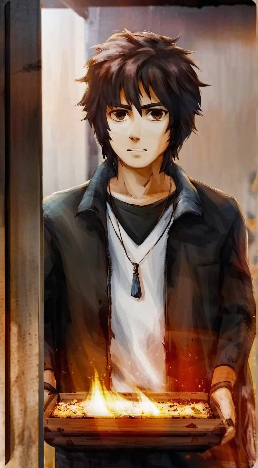 ai character: nico di angelo background