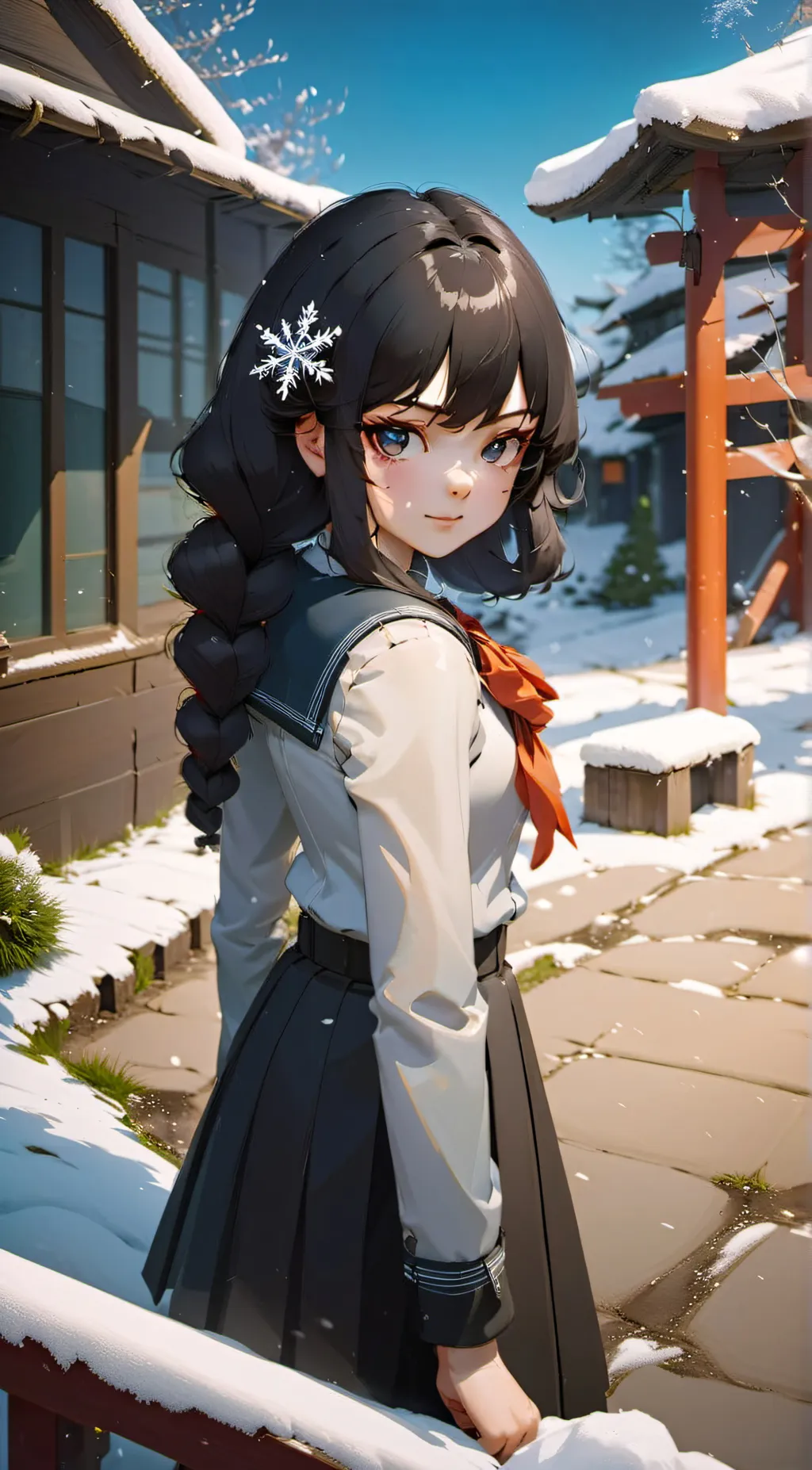 ai character: Yukihime Shirayuki background