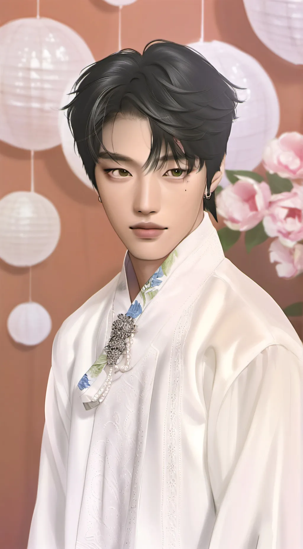 ai character: Keeho (P1Harmony) background